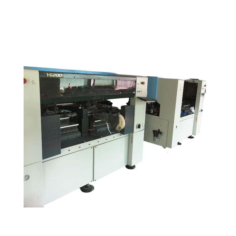 Yamaha YG200 SMT Chip Mounter Pick And Place Machine Support from 0402 - 14mm QFN