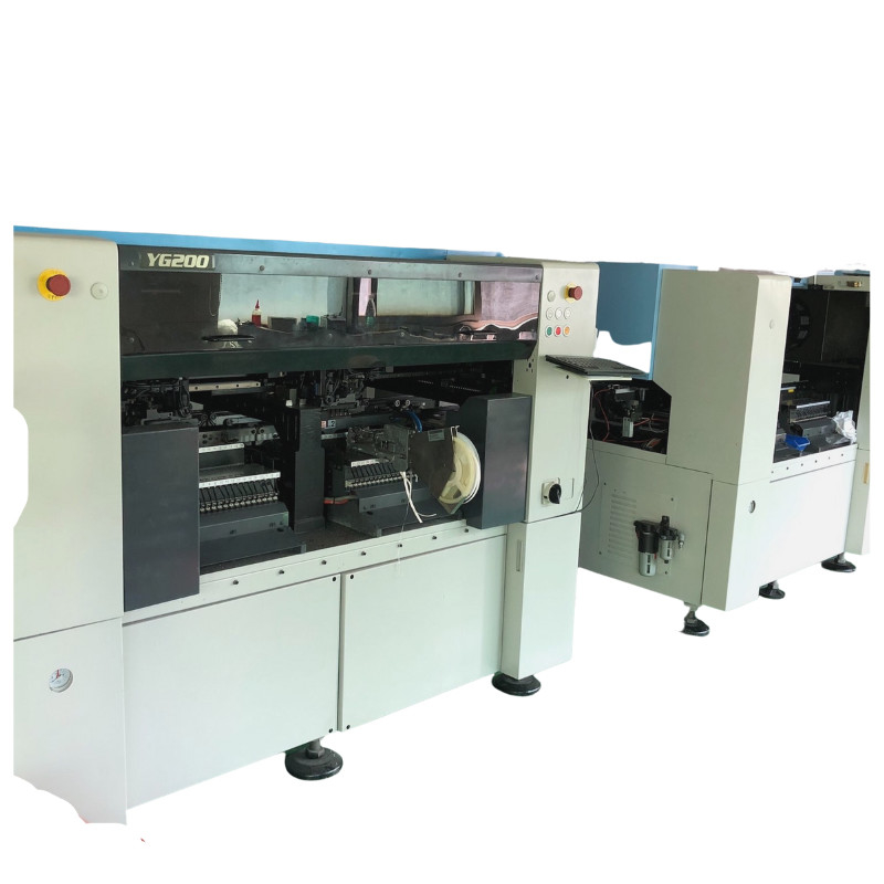 Yamaha YG200 SMT Chip Mounter Pick And Place Machine Support from 0402 - 14mm QFN